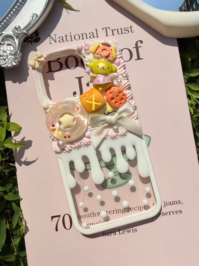 Handmade Cream Glue Phone Cases | All Device Models Available
