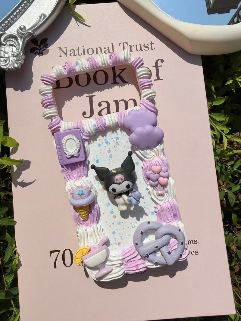 Handmade Cream Glue Phone Cases | All Device Models Available