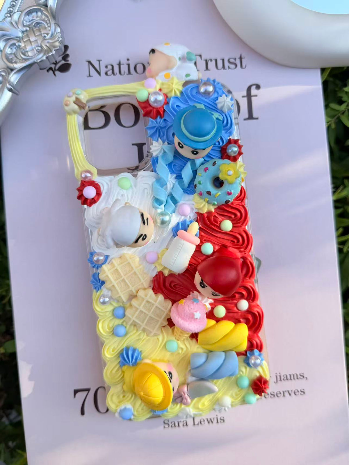 Handmade Cream Glue Phone Cases | All Device Models Available