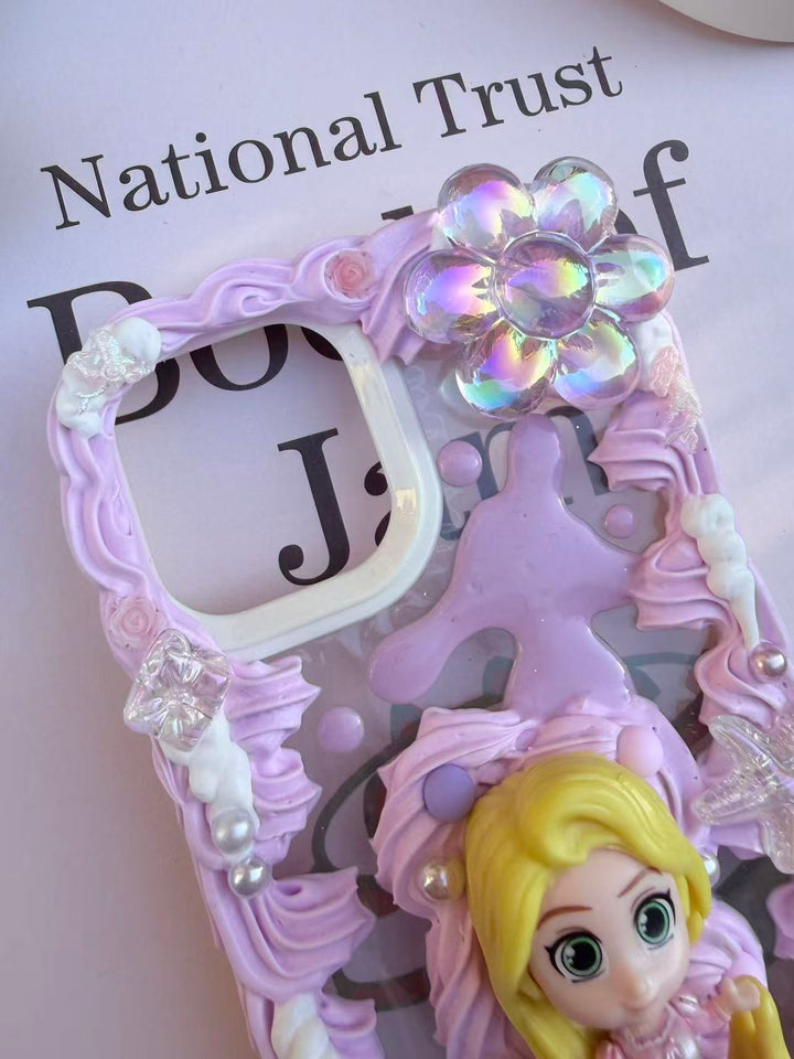 Handmade Cream Glue Phone Cases | All Device Models Available