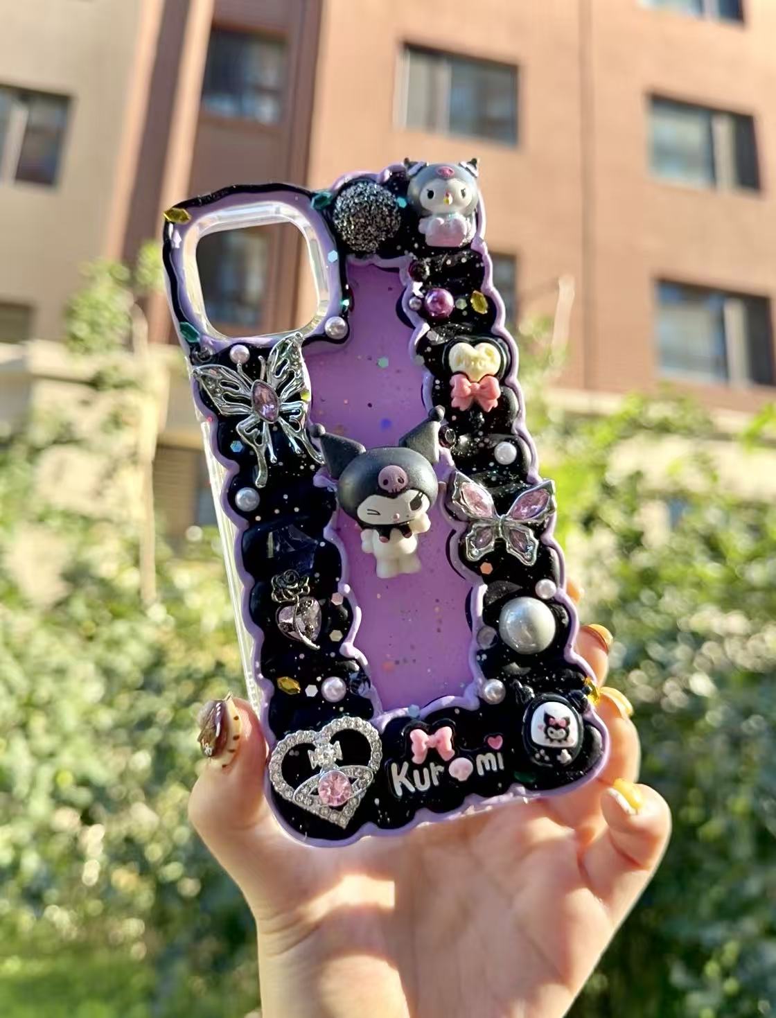 Handmade Cream Glue Phone Cases | All Device Models Available
