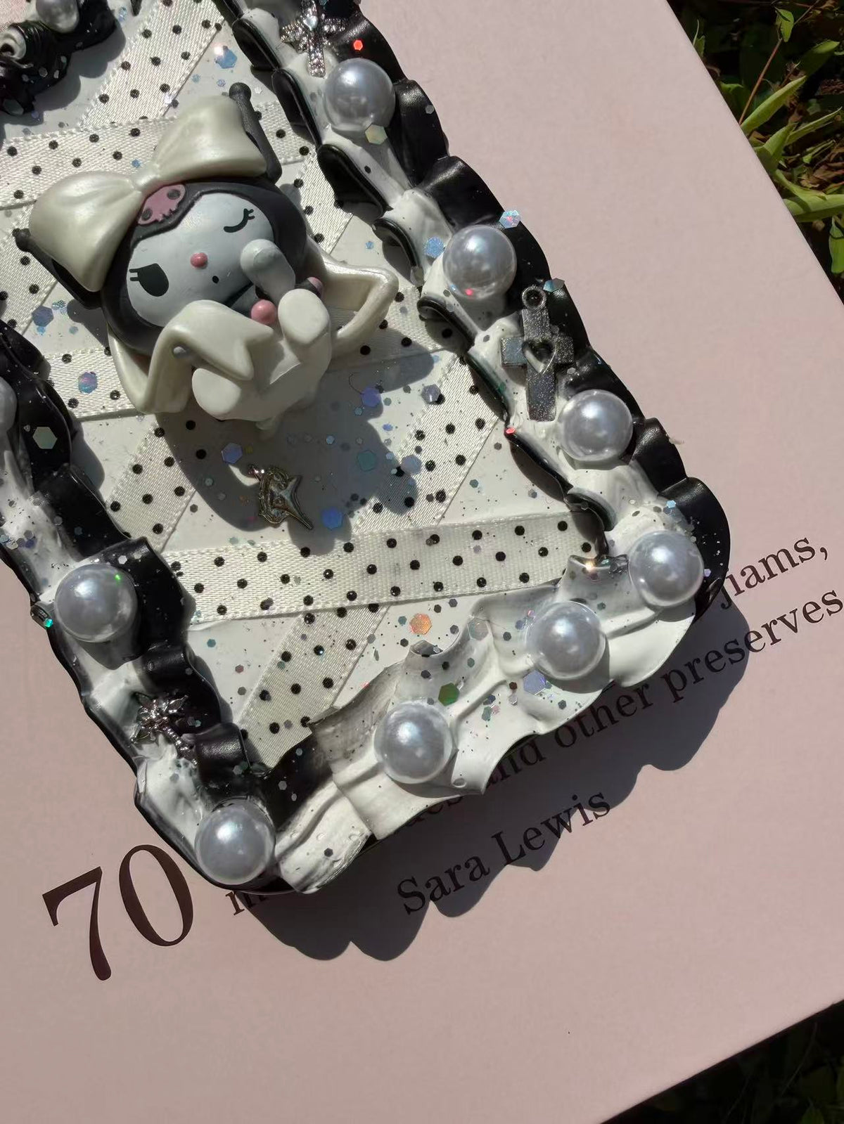 Handmade Cream Glue Phone Cases | All Device Models Available
