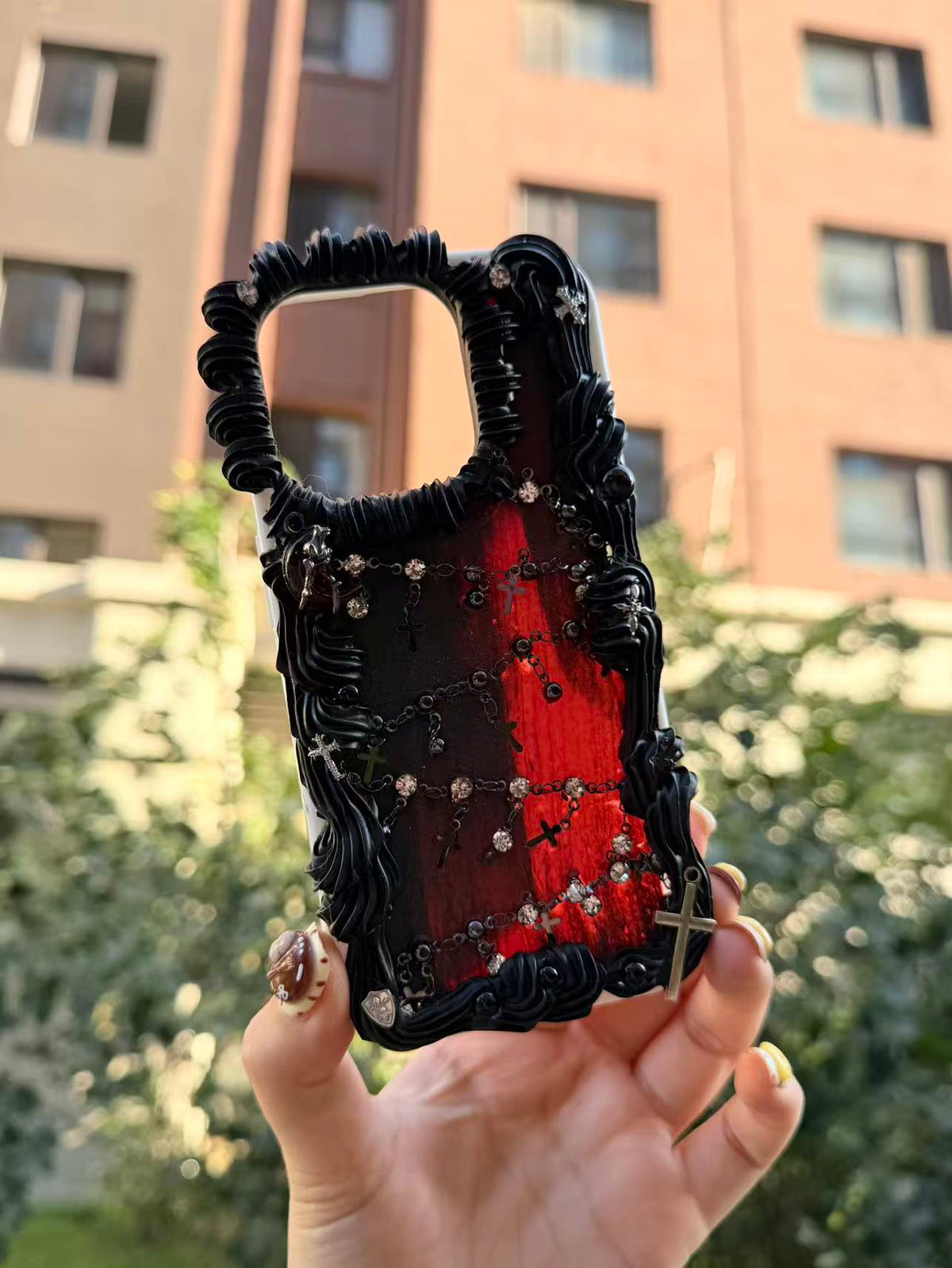 Handmade Cream Glue Phone Cases | All Device Models Available