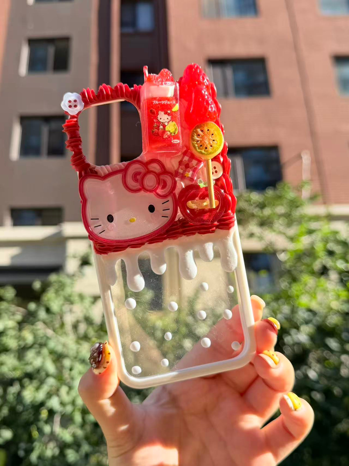 Handmade Cream Glue Phone Cases | All Device Models Available