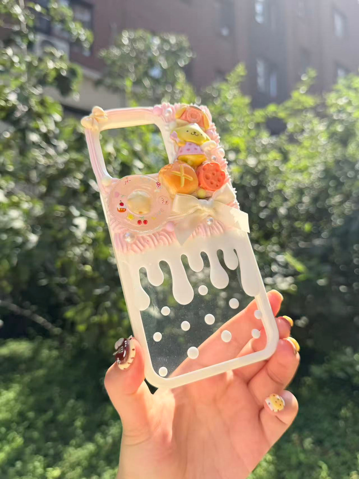Handmade Cream Glue Phone Cases | All Device Models Available