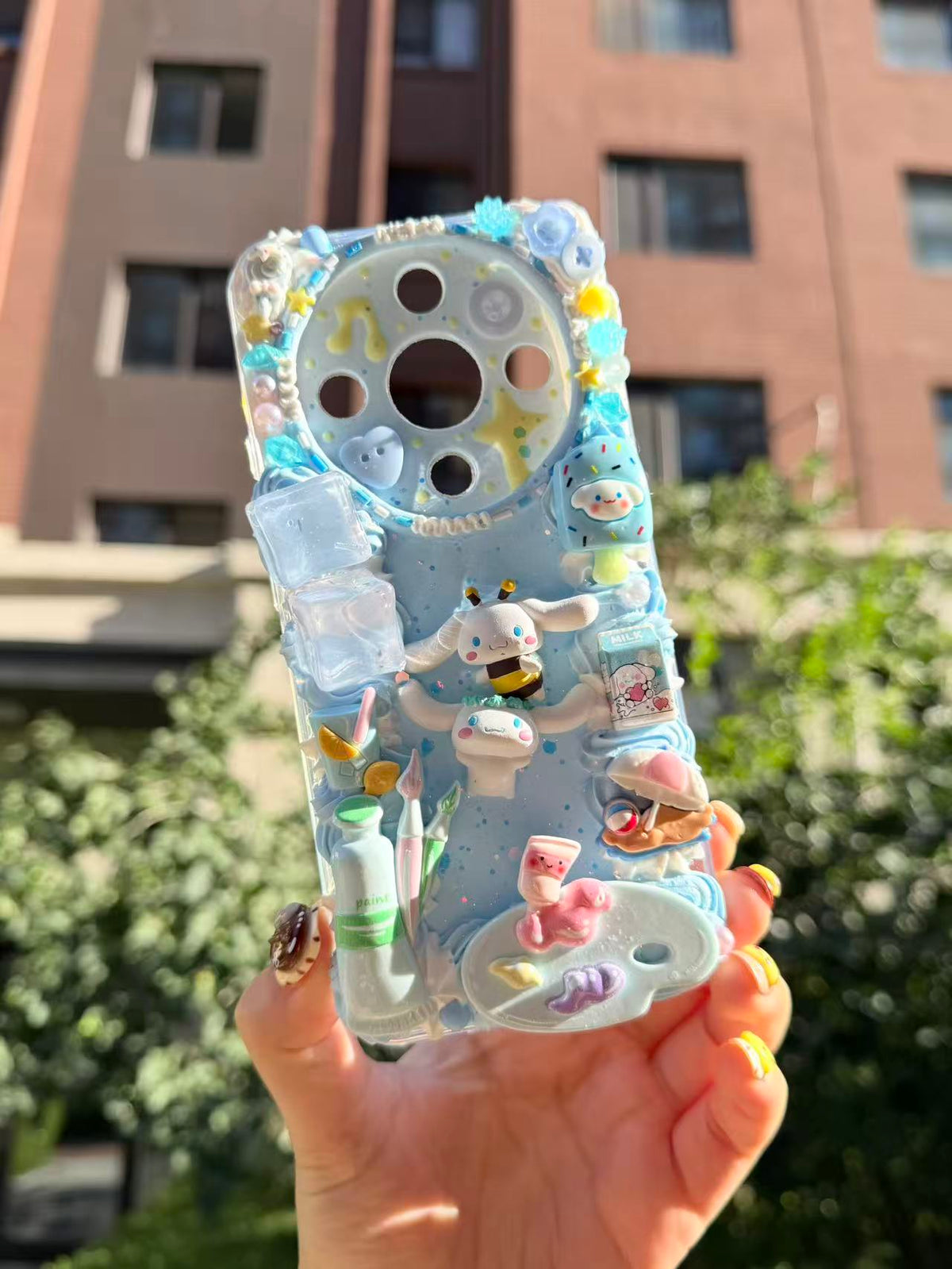 Handmade Cream Glue Phone Cases | All Device Models Available