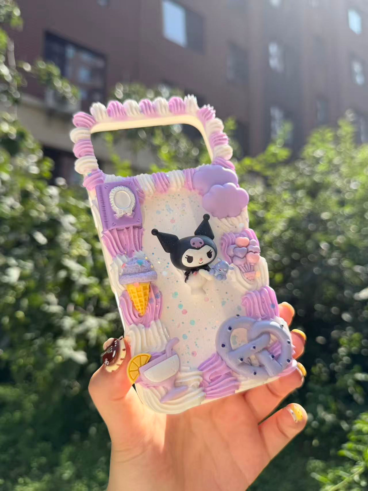 Handmade Cream Glue Phone Cases | All Device Models Available