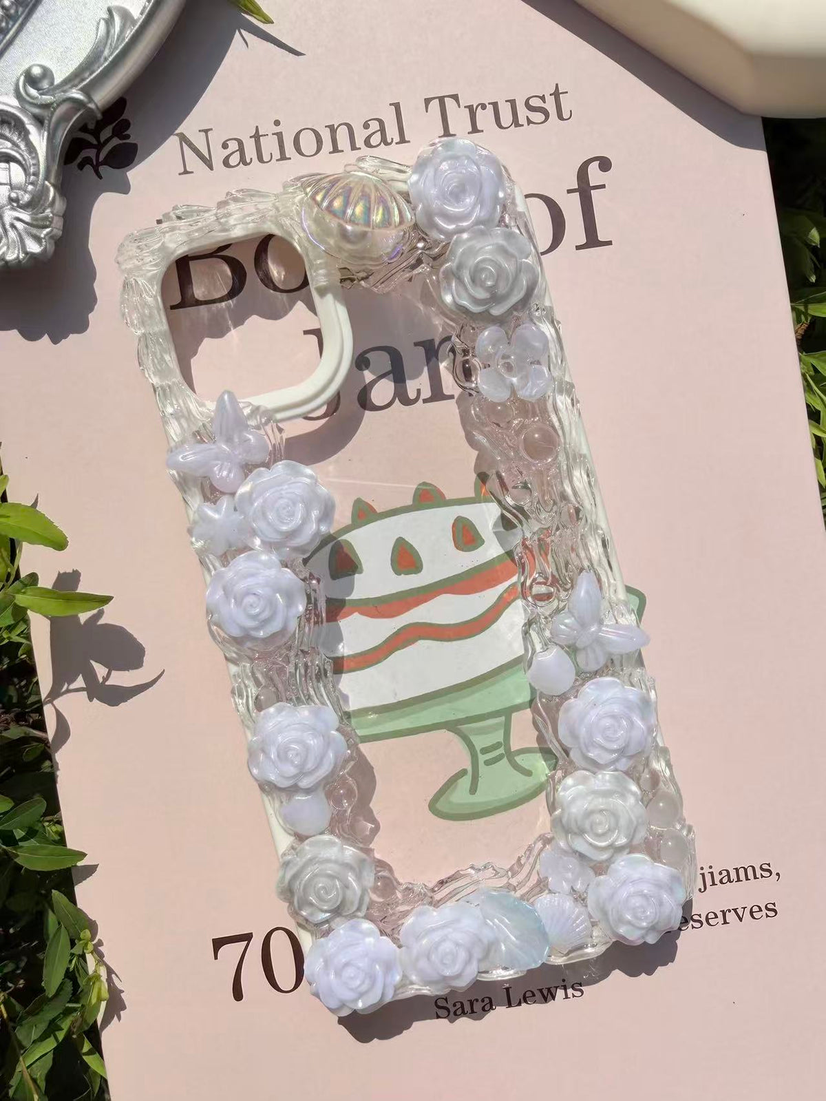 Handmade Cream Glue Phone Cases | All Device Models Available