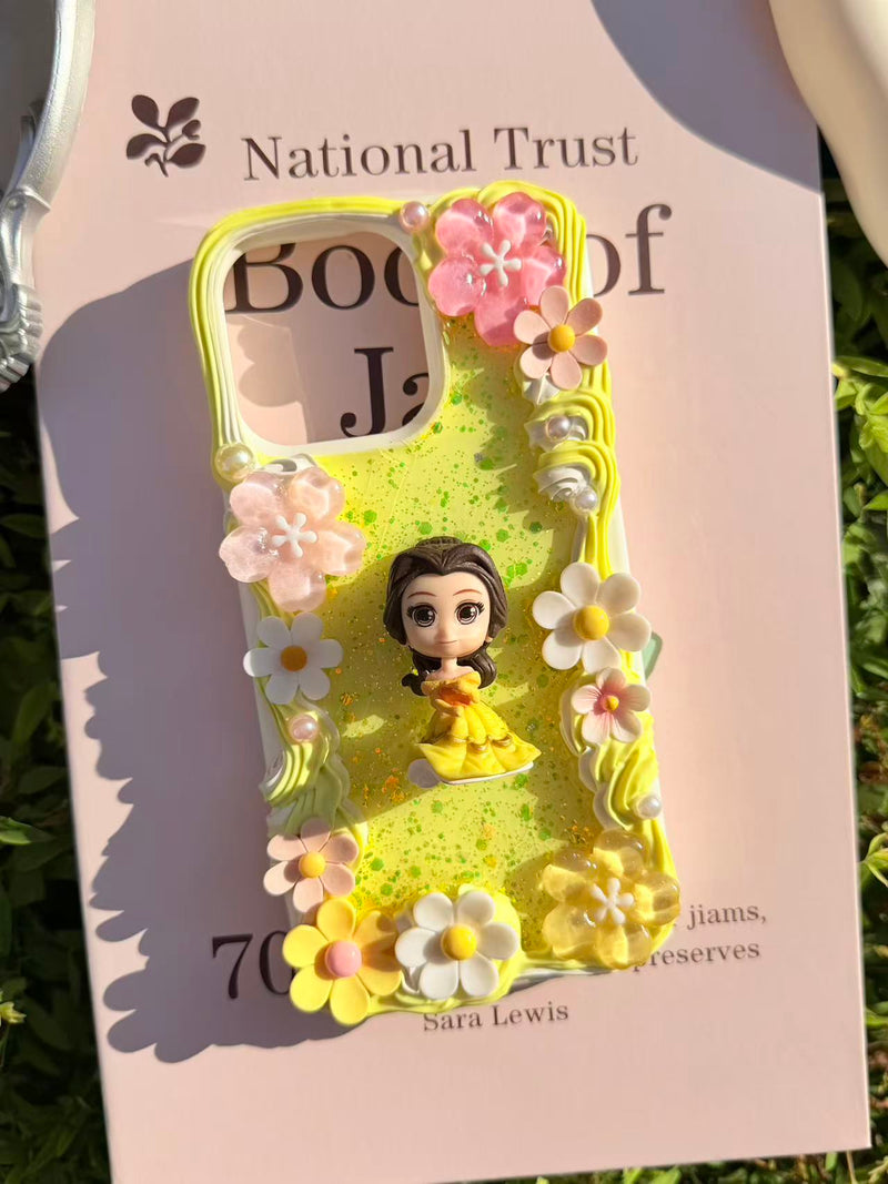 Handmade Cream Glue Phone Cases | All Device Models Available