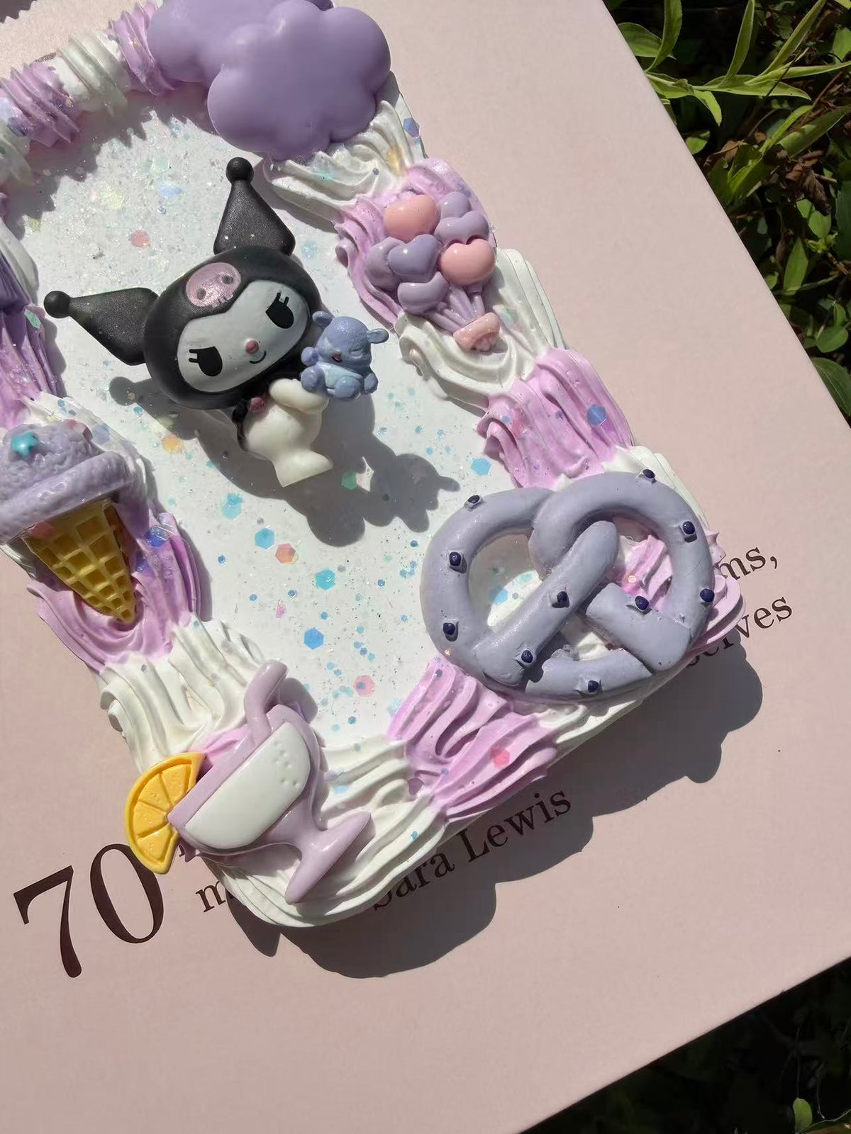 Handmade Cream Glue Phone Cases | All Device Models Available