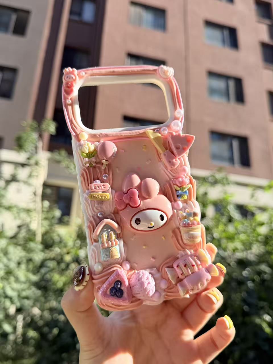 Handmade Cream Glue Phone Cases | All Device Models Available