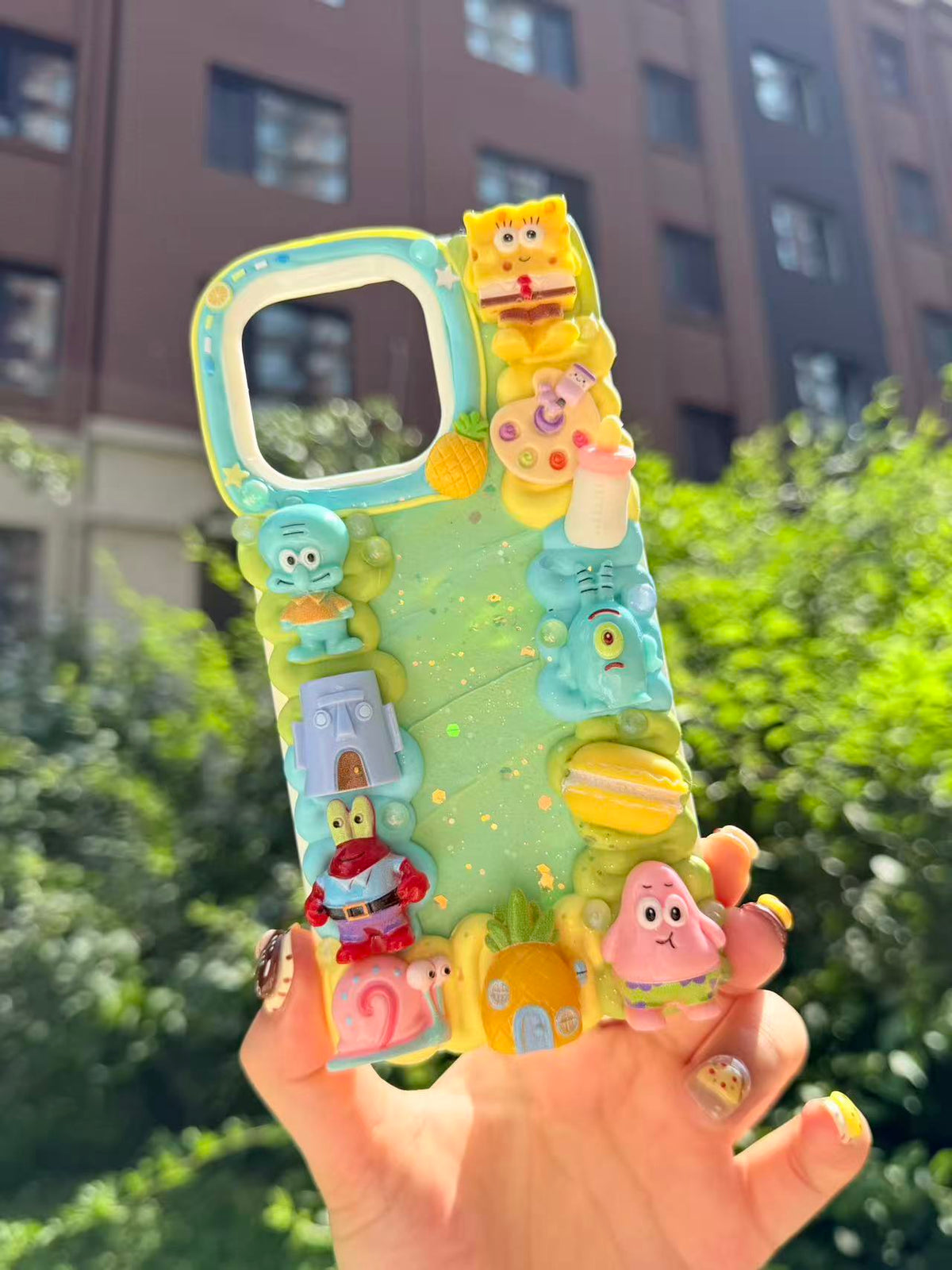 Handmade Cream Glue Phone Cases | All Device Models Available