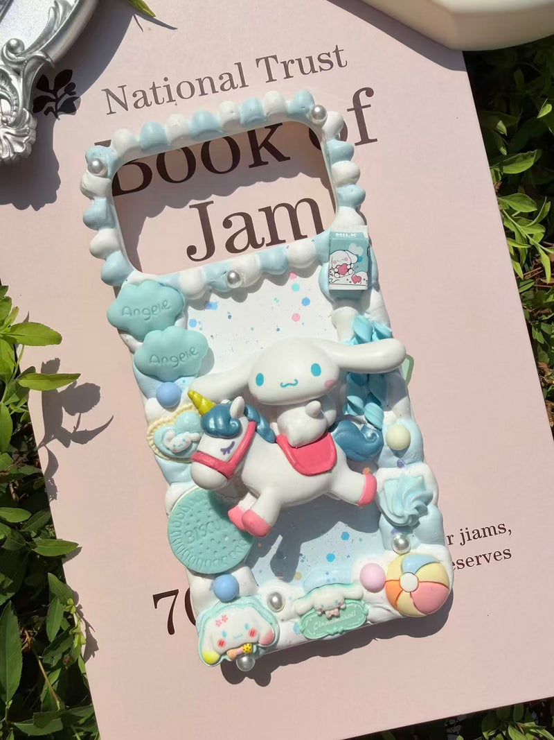 Handmade Cream Glue Phone Cases | All Device Models Available