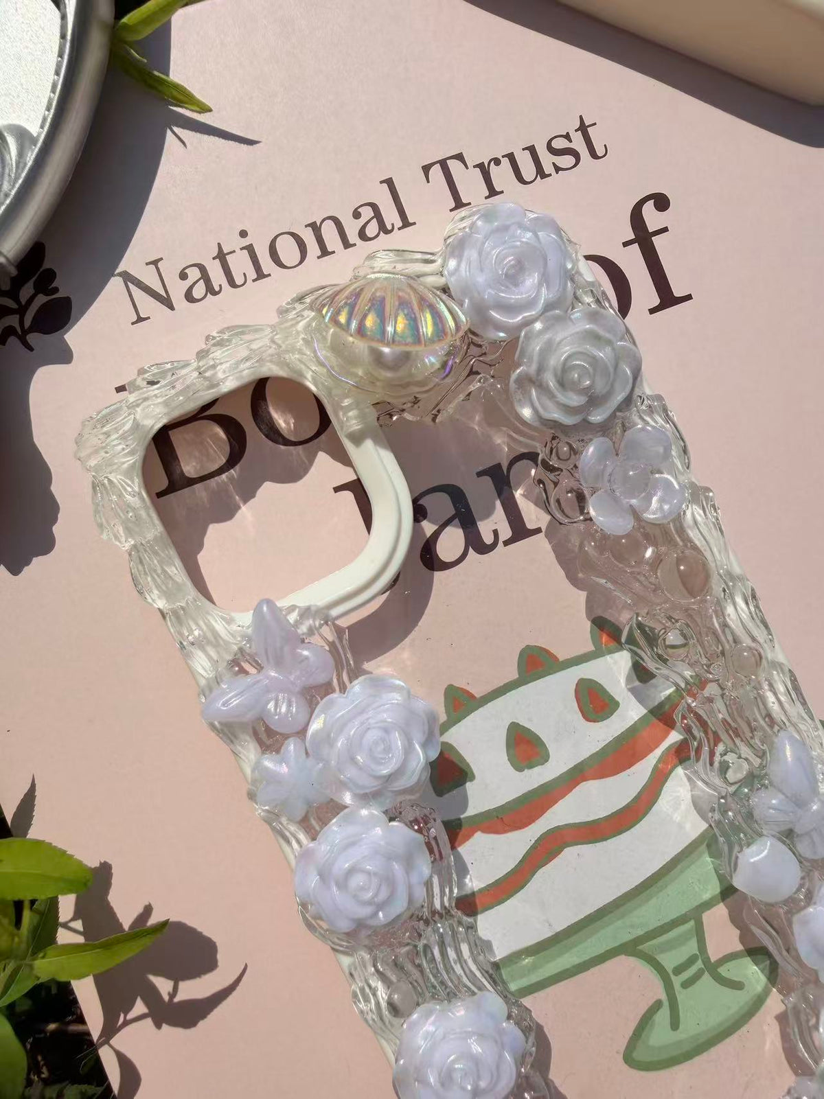 Handmade Cream Glue Phone Cases | All Device Models Available