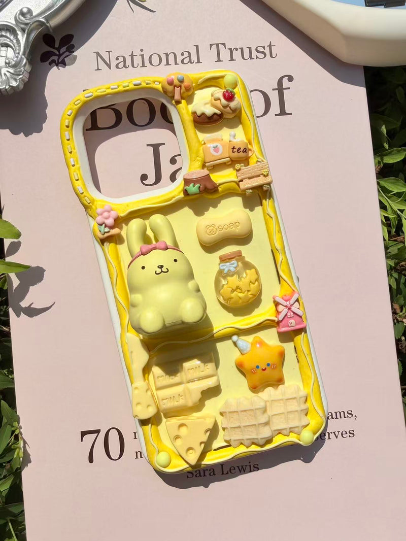 Handmade Cream Glue Phone Cases | All Device Models Available