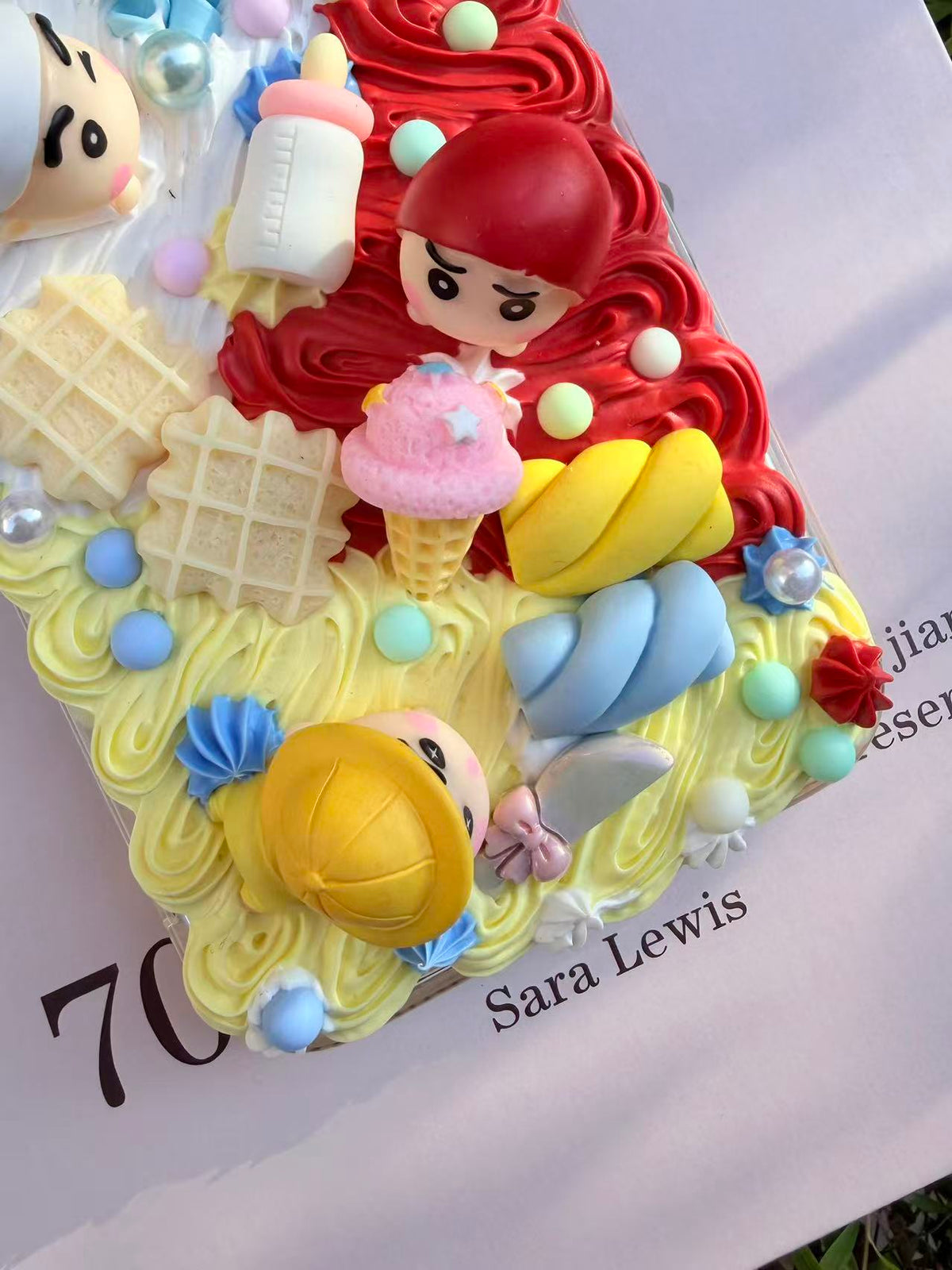 Handmade Cream Glue Phone Cases | All Device Models Available
