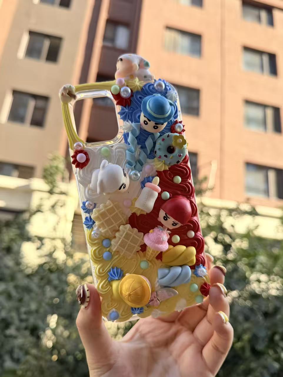 Handmade Cream Glue Phone Cases | All Device Models Available