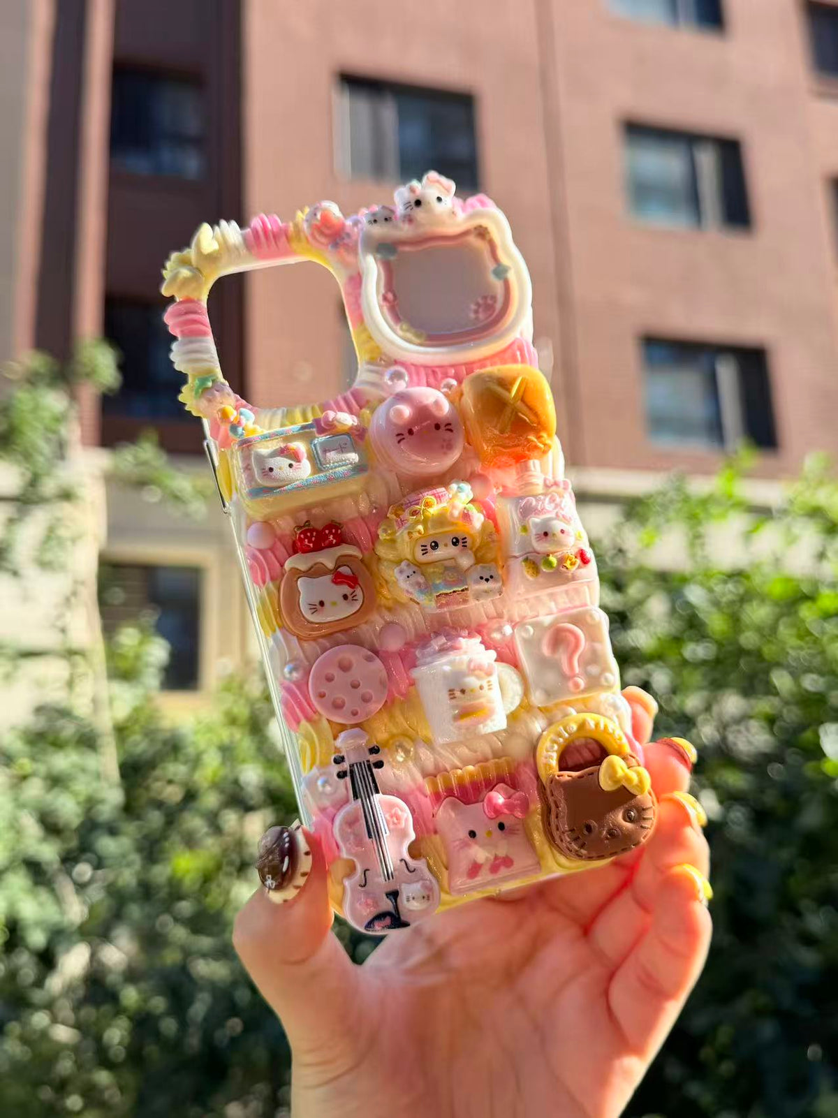 Handmade Cream Glue Phone Cases | All Device Models Available