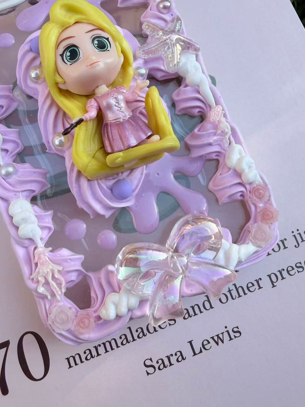 Handmade Cream Glue Phone Cases | All Device Models Available