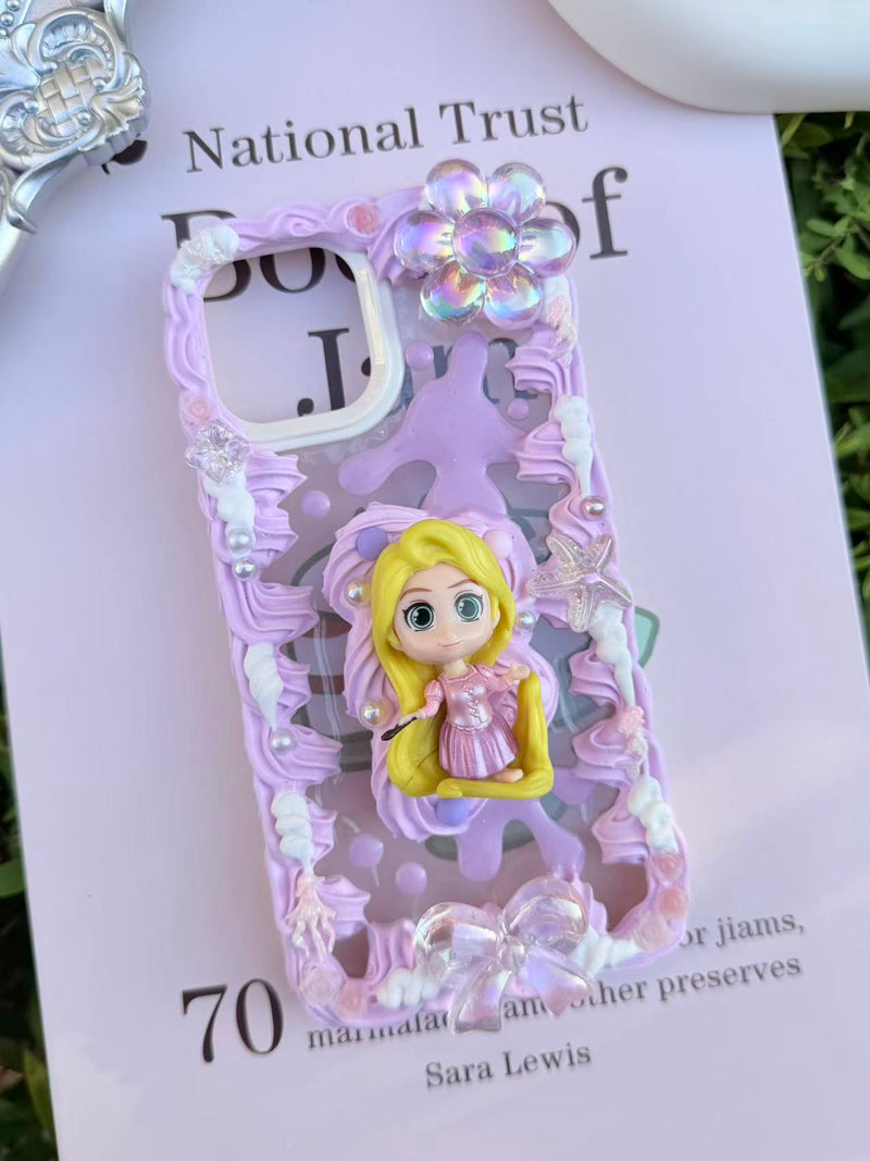 Handmade Cream Glue Phone Cases | All Device Models Available