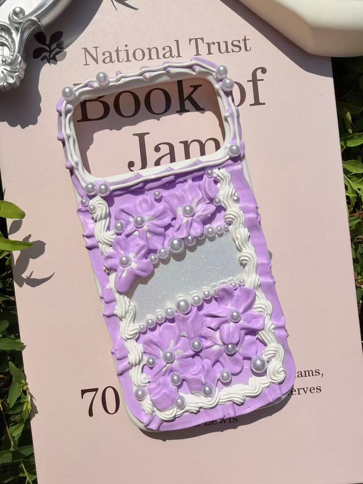 Handmade Cream Glue Phone Cases | All Device Models Available