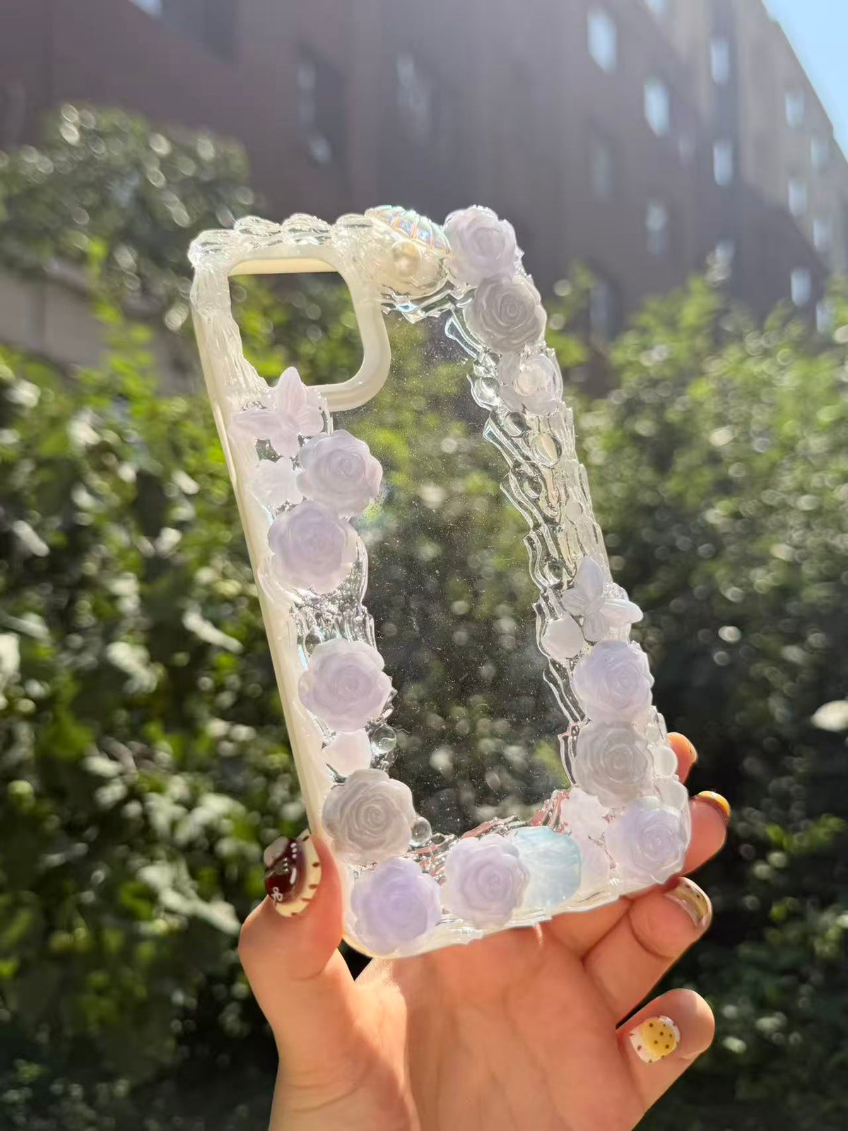 Handmade Cream Glue Phone Cases | All Device Models Available