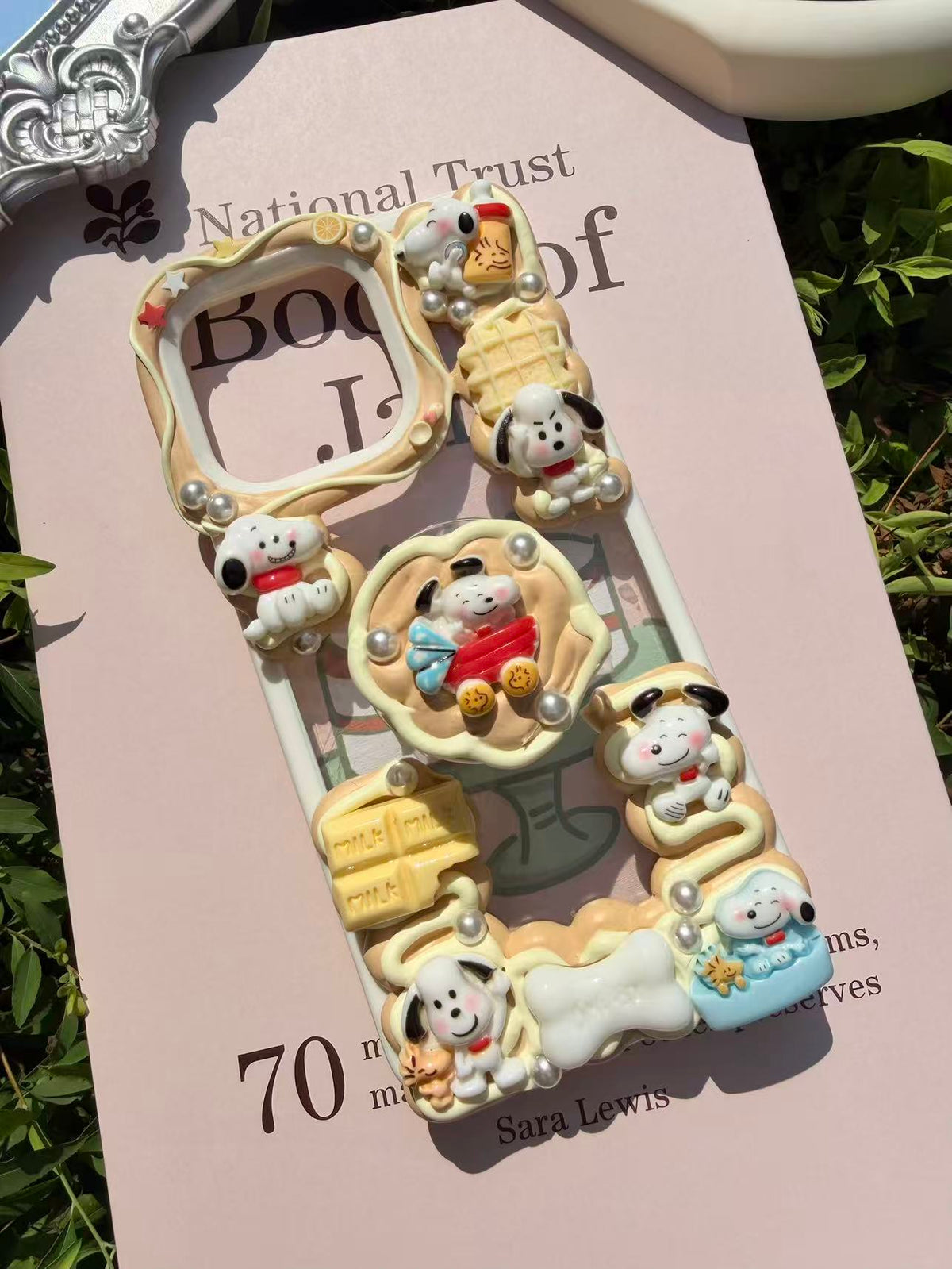 Handmade Cream Glue Phone Cases | All Device Models Available