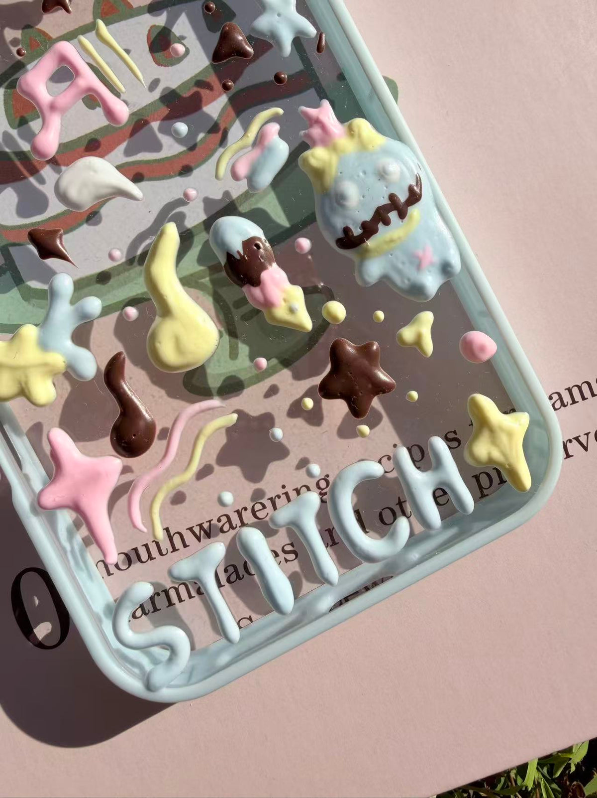 Handmade Cream Glue Phone Cases | All Device Models Available