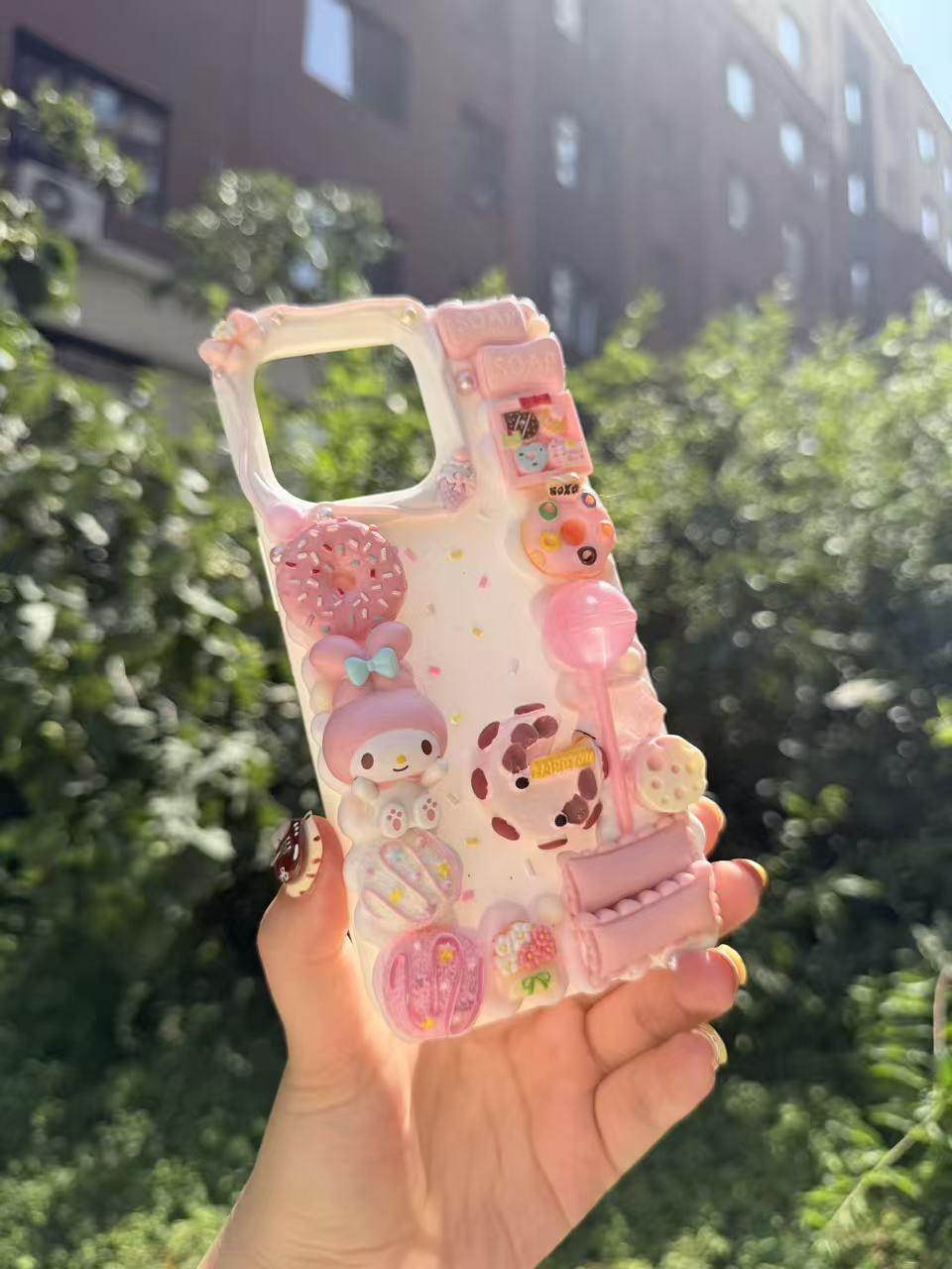 Handmade Cream Glue Phone Cases | All Device Models Available