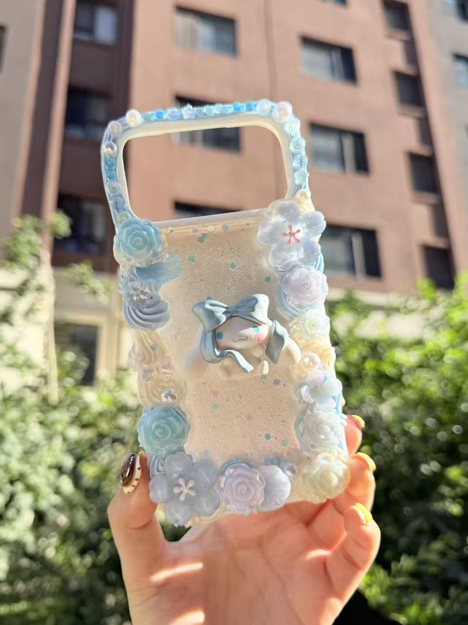 Handmade Cream Glue Phone Cases | All Device Models Available