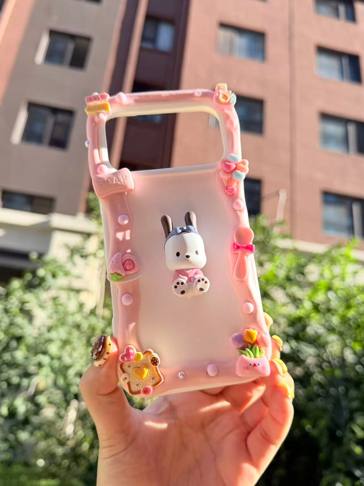 Handmade Cream Glue Phone Cases | All Device Models Available