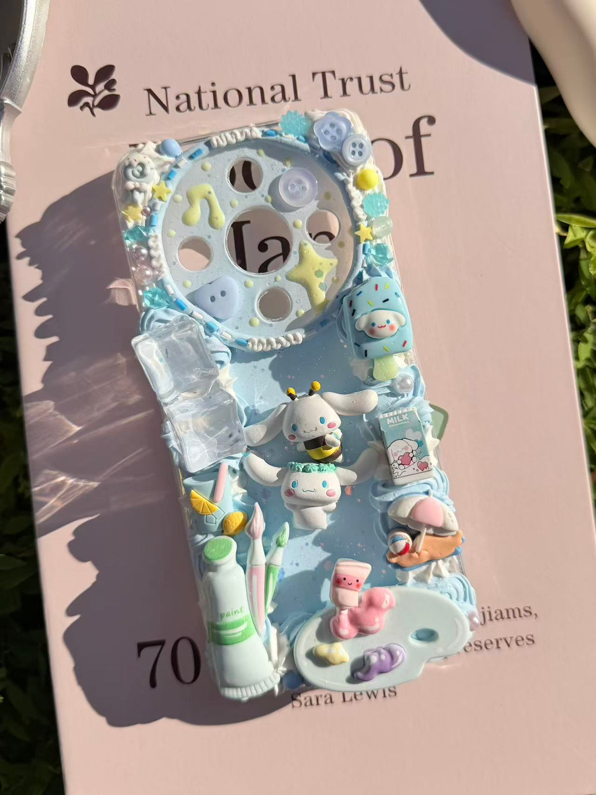 Handmade Cream Glue Phone Cases | All Device Models Available