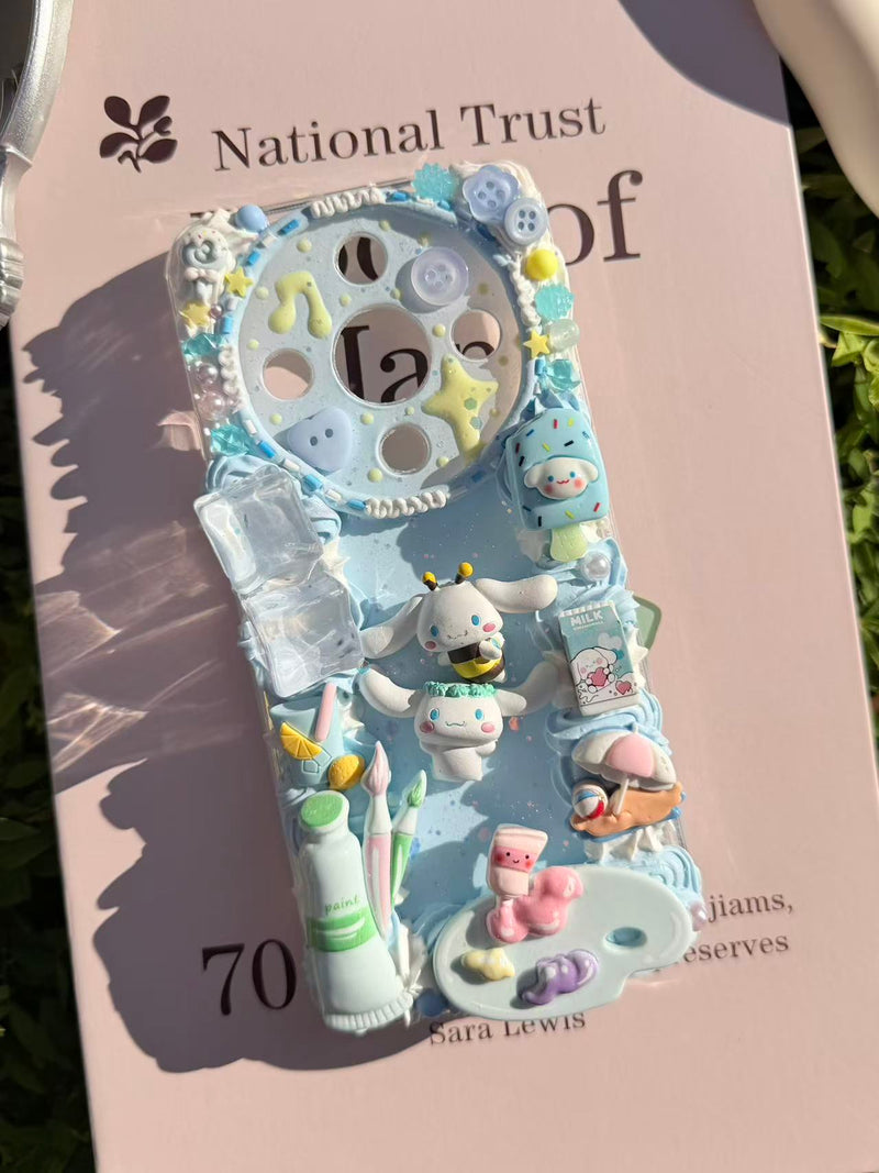 Handmade Cream Glue Phone Cases | All Device Models Available