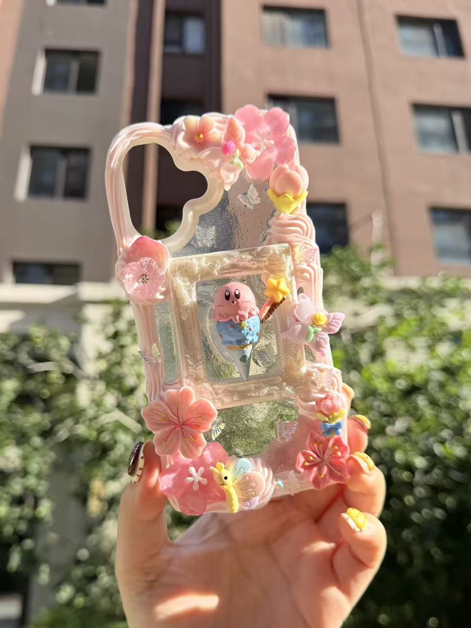 Handmade Cream Glue Phone Cases | All Device Models Available