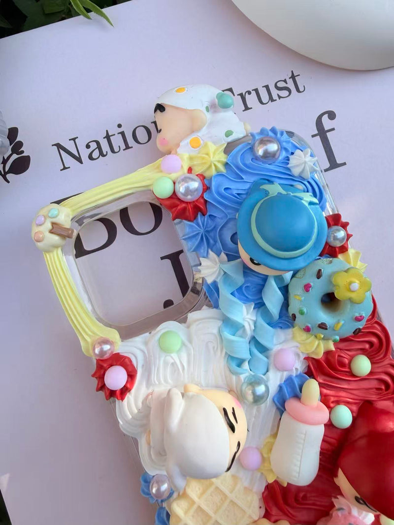 Handmade Cream Glue Phone Cases | All Device Models Available