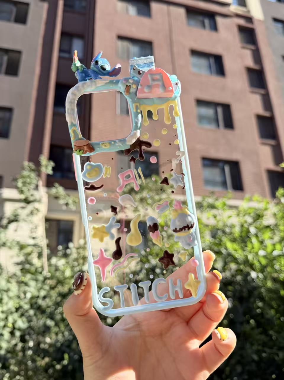 Handmade Cream Glue Phone Cases | All Device Models Available