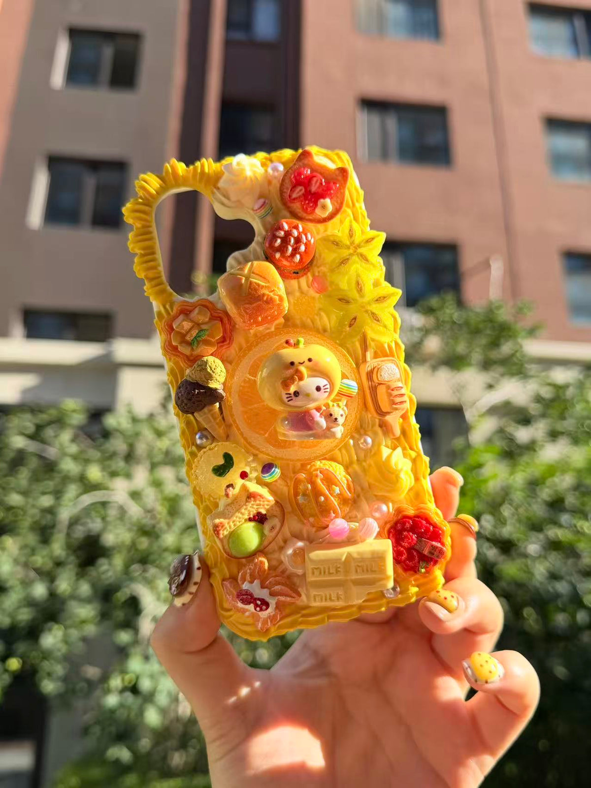 Handmade Cream Glue Phone Cases | All Device Models Available