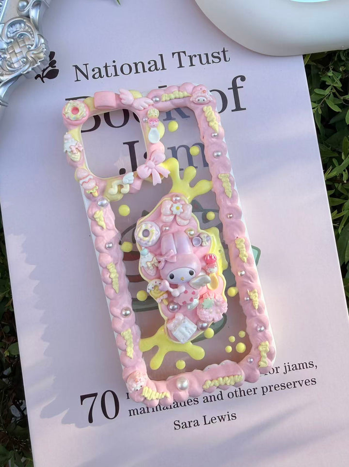 Handmade Cream Glue Phone Cases | All Device Models Available