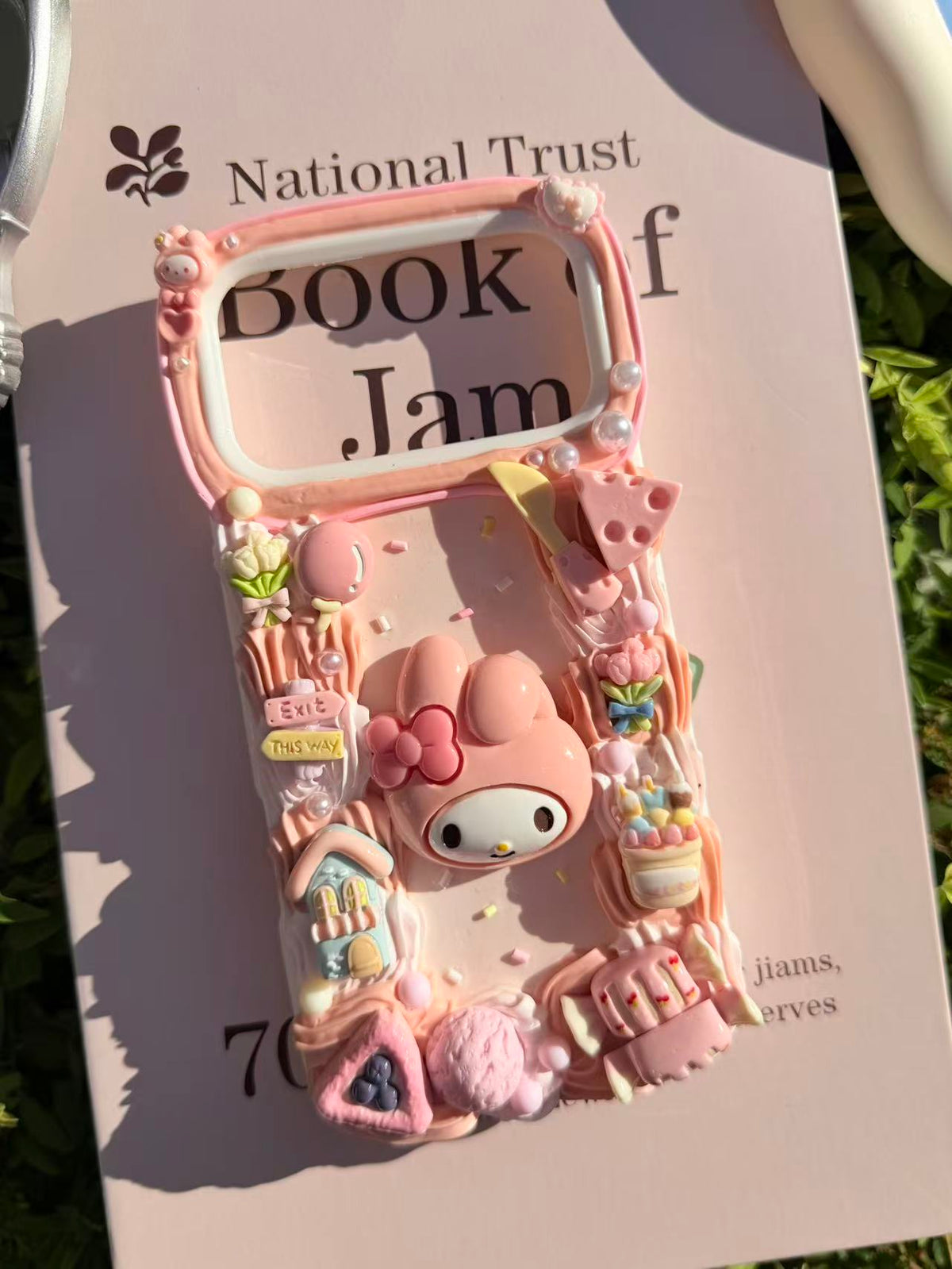 Handmade Cream Glue Phone Cases | All Device Models Available