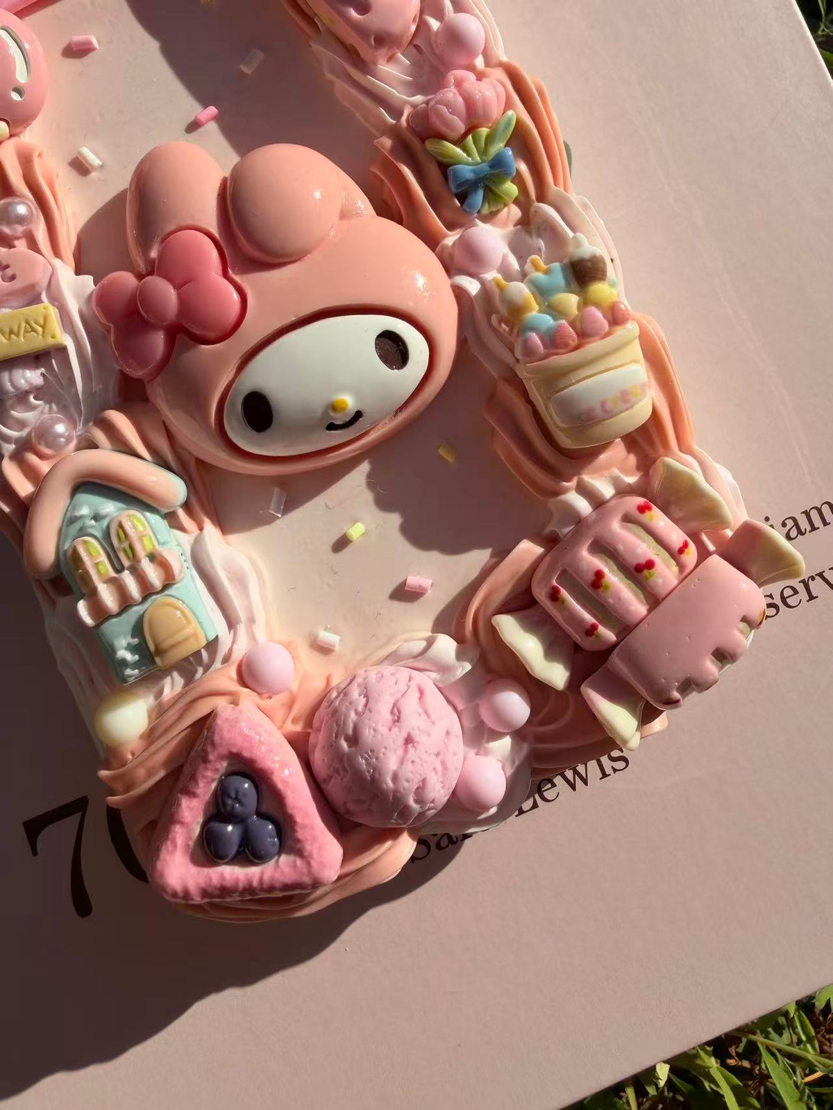 Handmade Cream Glue Phone Cases | All Device Models Available