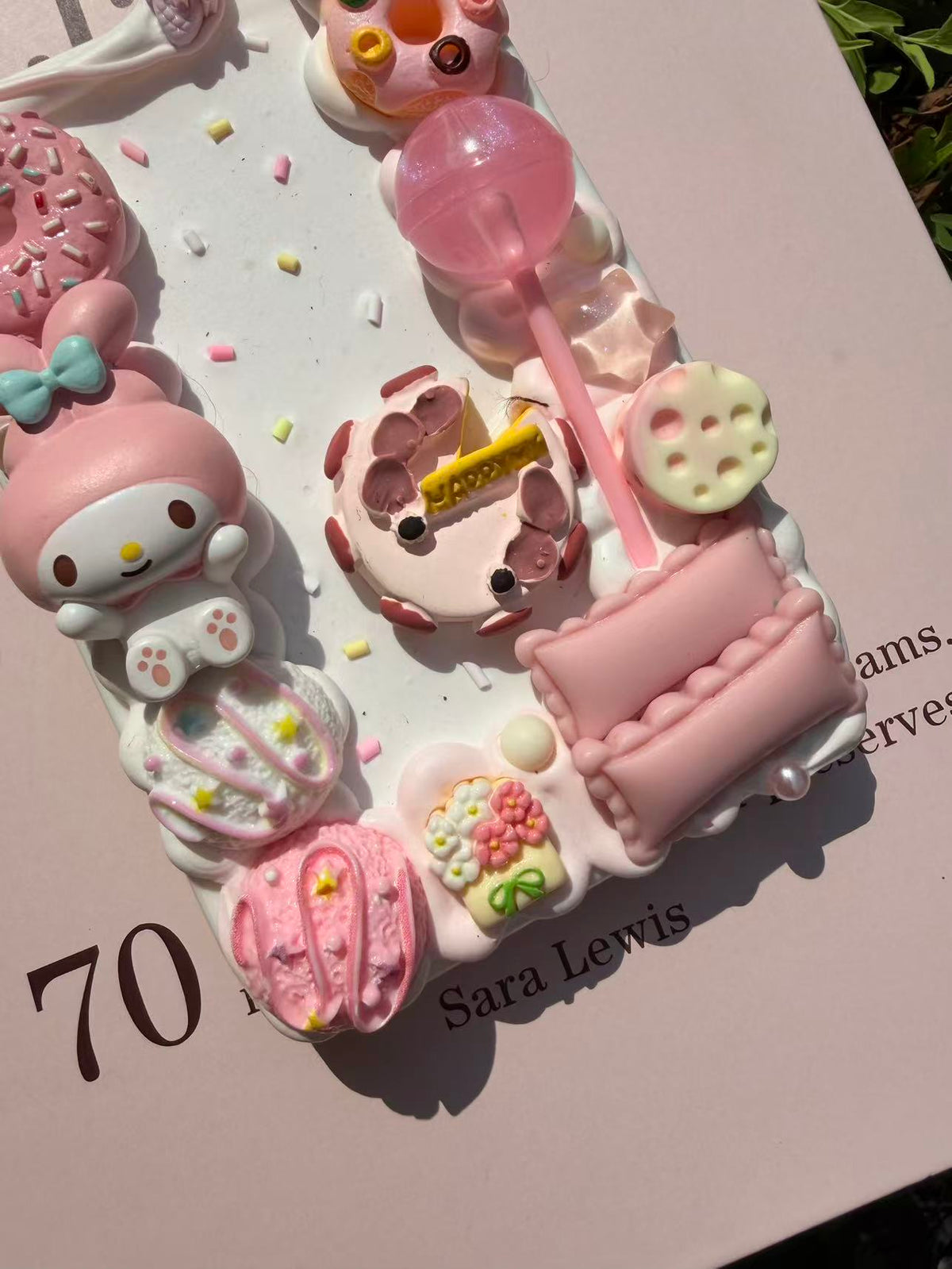 Handmade Cream Glue Phone Cases | All Device Models Available
