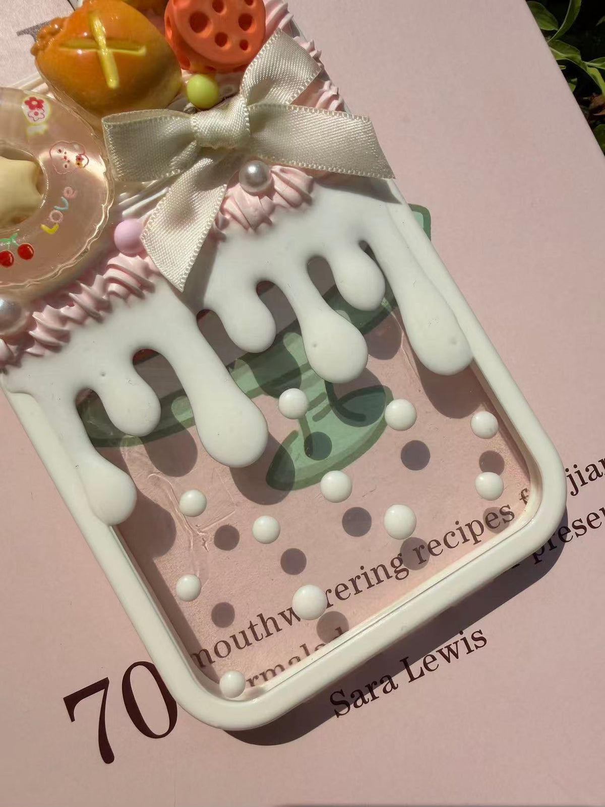 Handmade Cream Glue Phone Cases | All Device Models Available