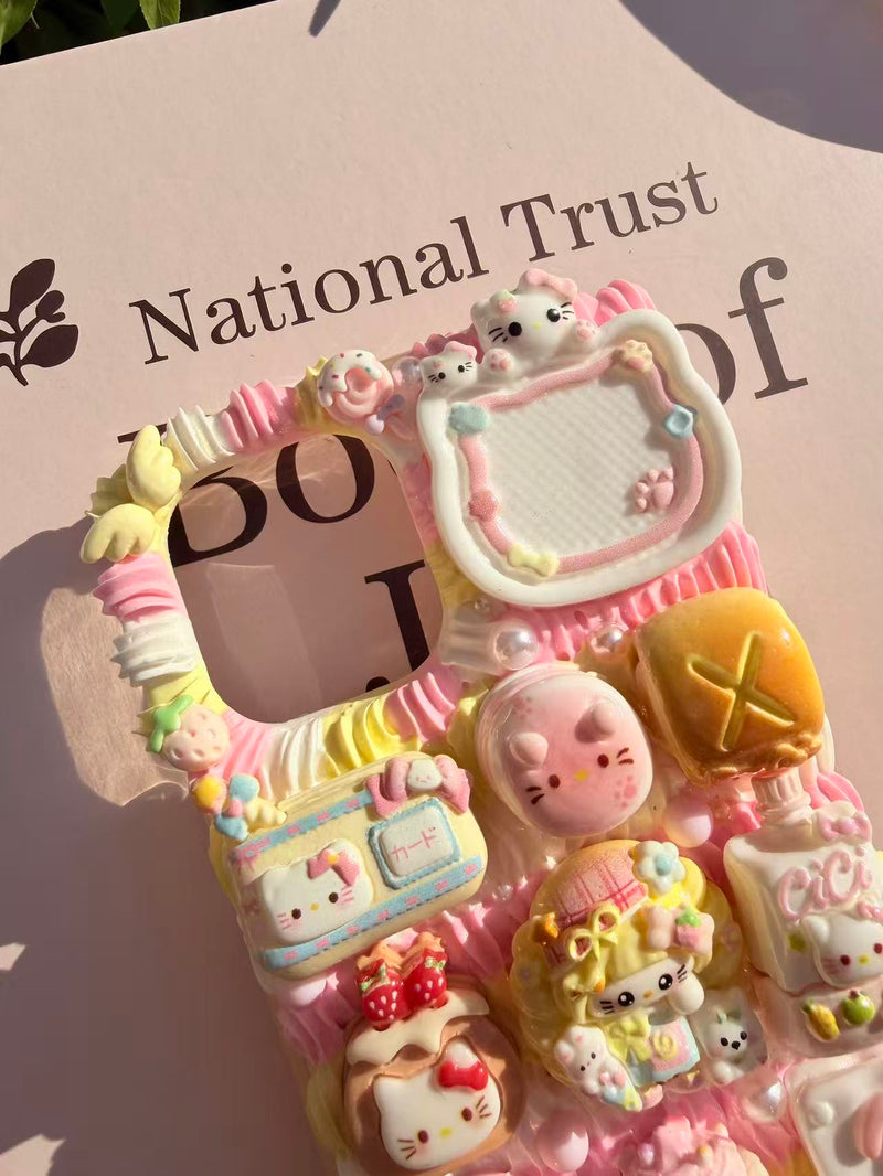 Handmade Cream Glue Phone Cases | All Device Models Available