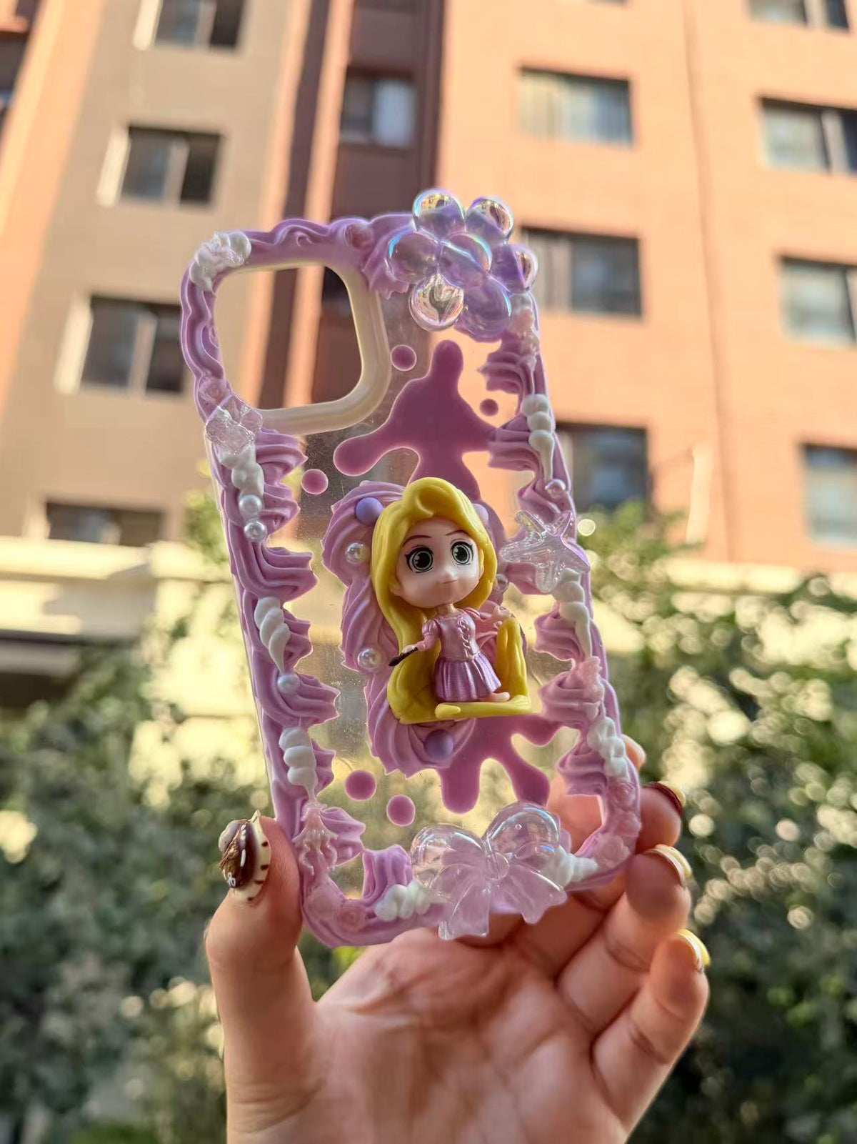 Handmade Cream Glue Phone Cases | All Device Models Available
