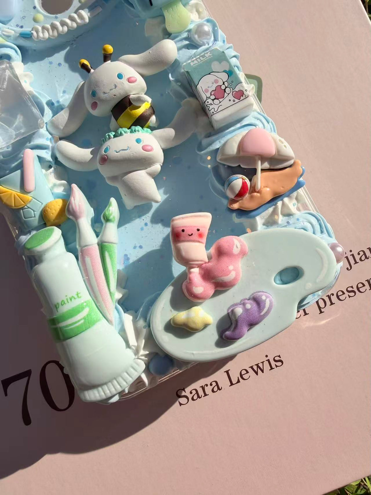 Handmade Cream Glue Phone Cases | All Device Models Available