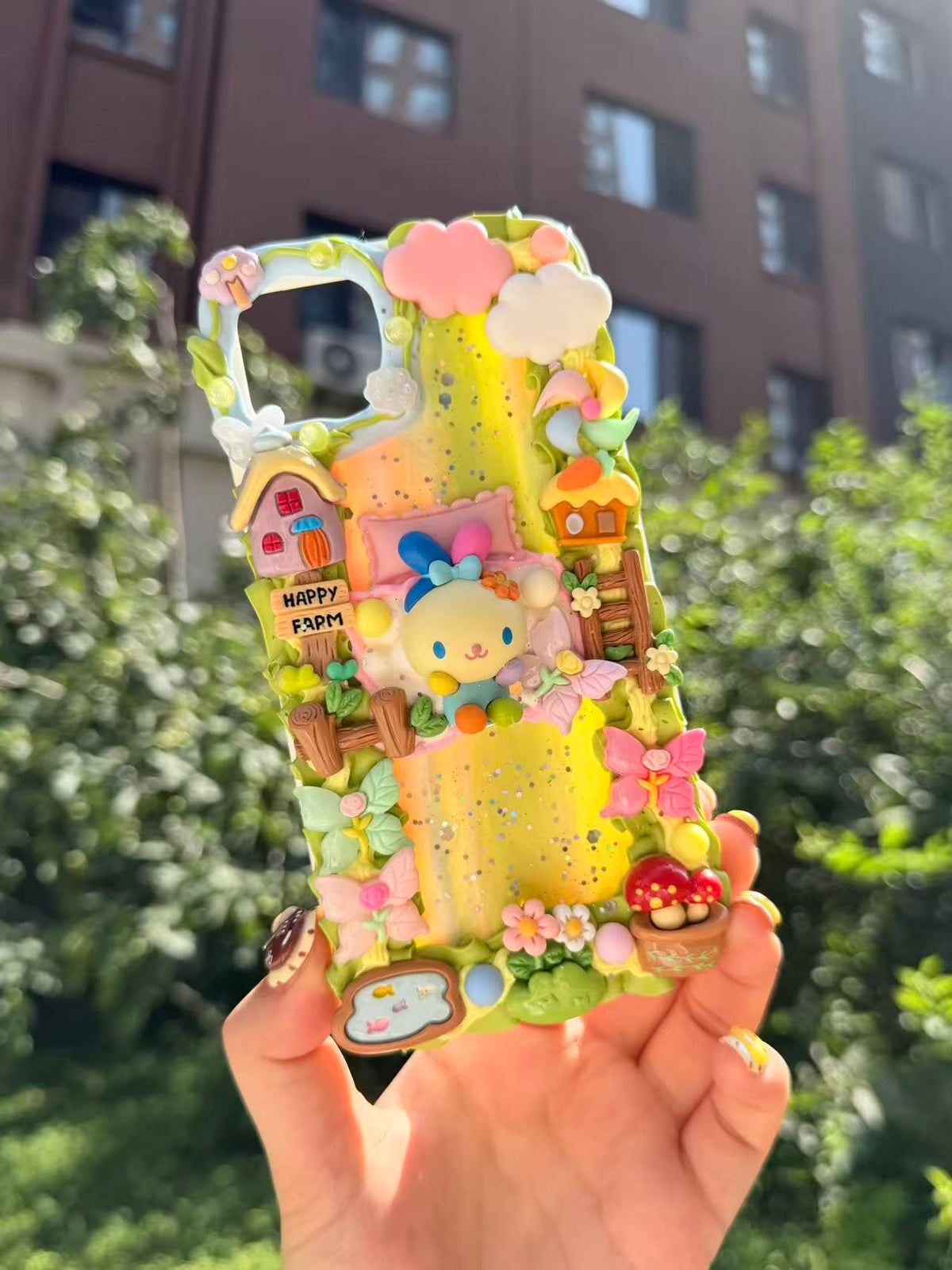 Handmade Cream Glue Phone Cases | All Device Models Available