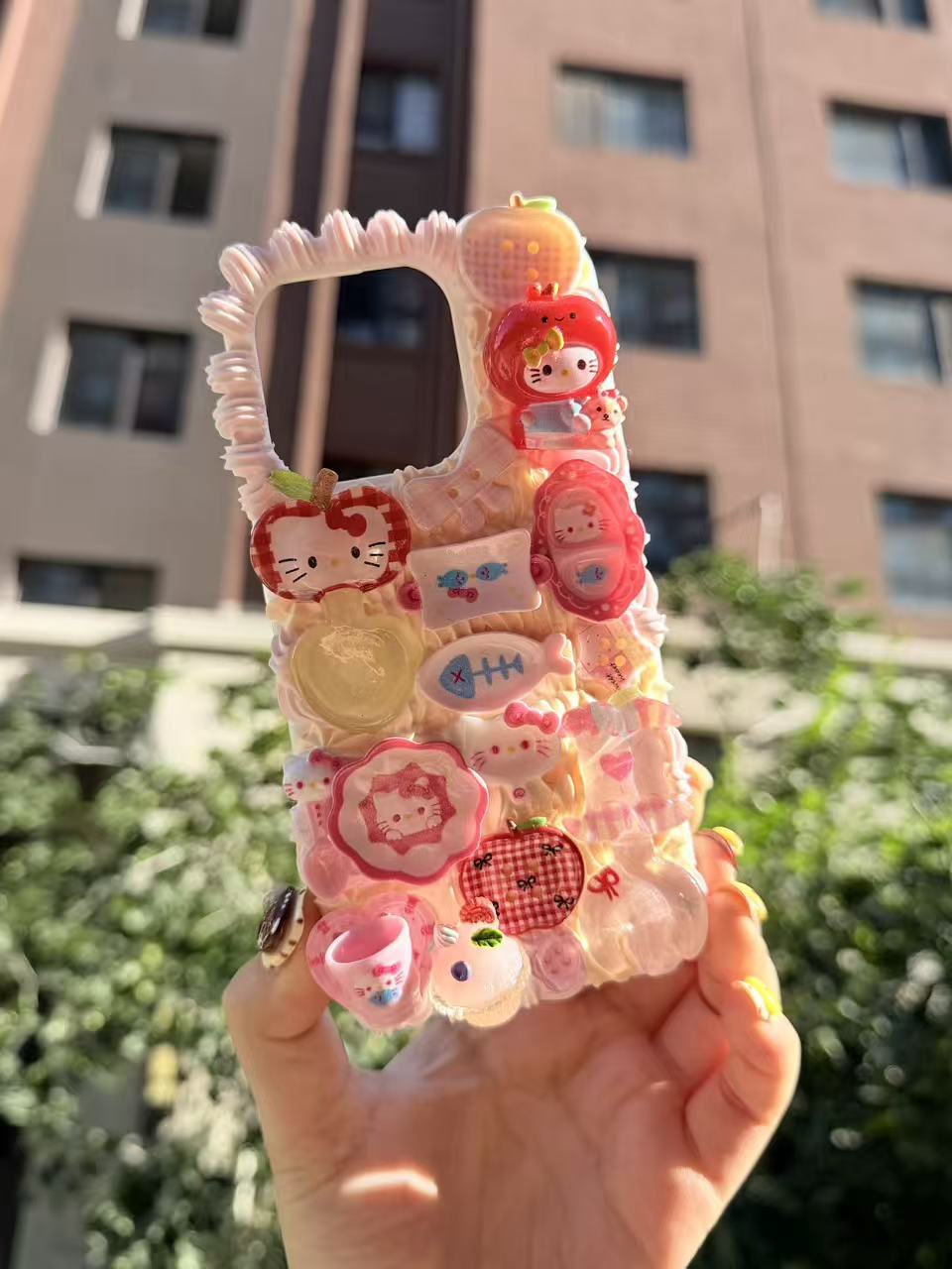 Handmade Cream Glue Phone Cases | All Device Models Available