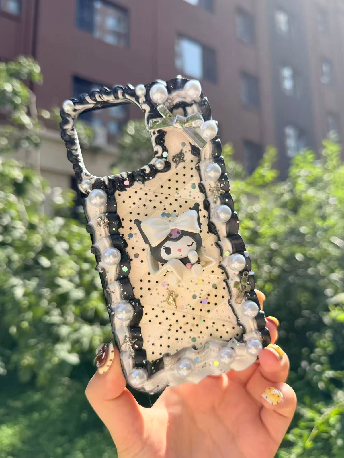 Handmade Cream Glue Phone Cases | All Device Models Available