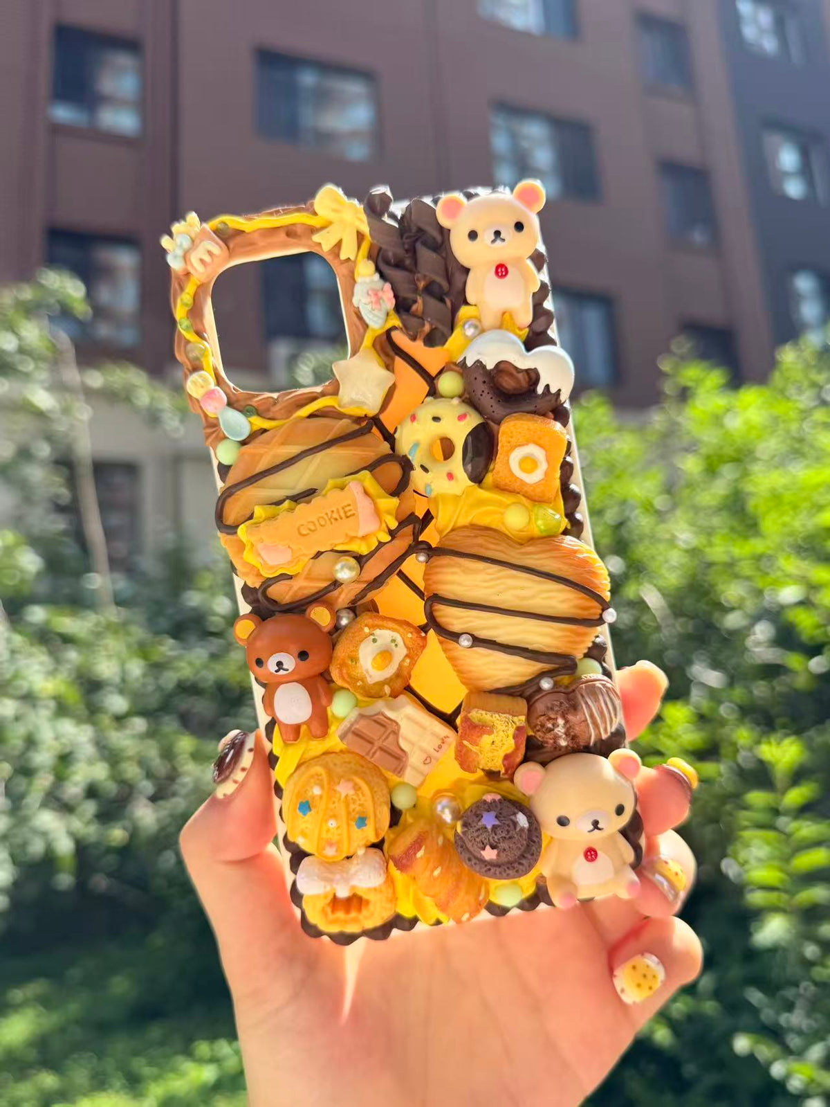 Handmade Cream Glue Phone Cases | All Device Models Available