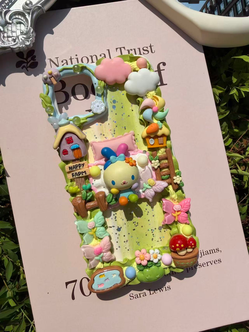 Handmade Cream Glue Phone Cases | All Device Models Available